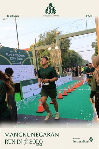 Race photo from Mangkunegaran Run 2024