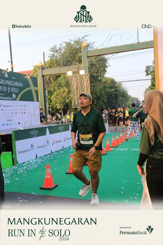 Race photo from Mangkunegaran Run 2024