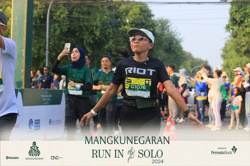 Race photo from Mangkunegaran Run 2024