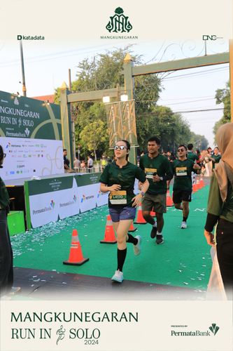 Race photo from Mangkunegaran Run 2024