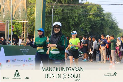 Race photo from Mangkunegaran Run 2024
