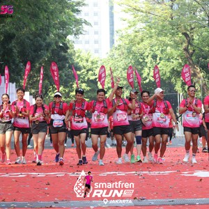 Race photo from SMARTFREN RUN 2026