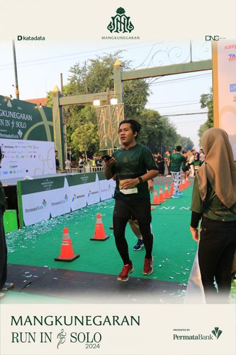 Race photo from Mangkunegaran Run 2024