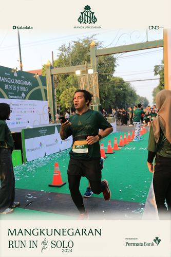Race photo from Mangkunegaran Run 2024