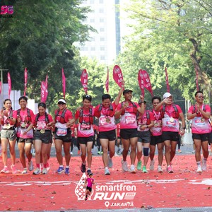 Race photo from SMARTFREN RUN 2026