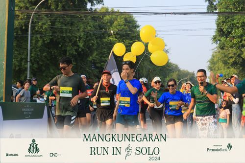 Race photo from Mangkunegaran Run 2024