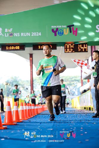 Race photo from BAF LIONS RUN 2024