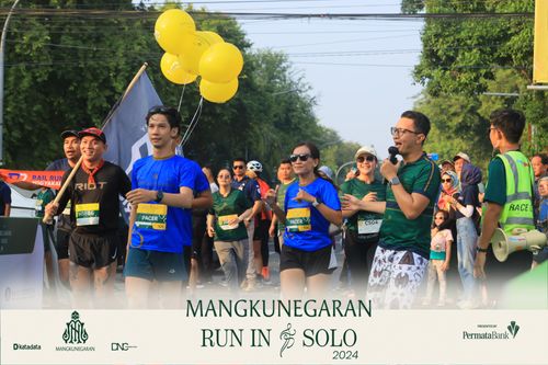 Race photo from Mangkunegaran Run 2024