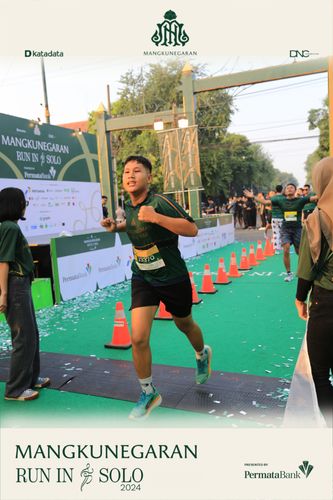 Race photo from Mangkunegaran Run 2024