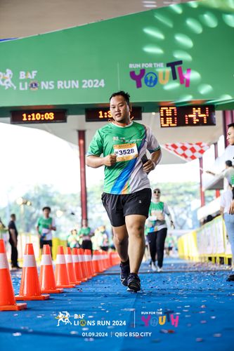 Race photo from BAF LIONS RUN 2024