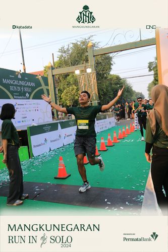 Race photo from Mangkunegaran Run 2024