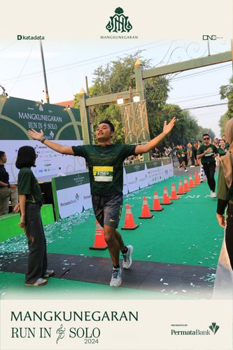 Race photo from Mangkunegaran Run 2024