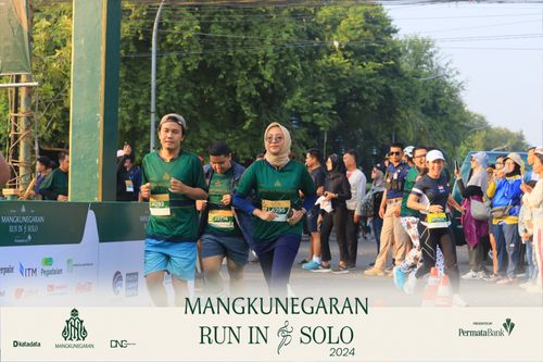 Race photo from Mangkunegaran Run 2024