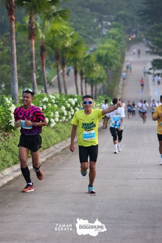 Race photo from Taman Budaya x BOGORUN 2025