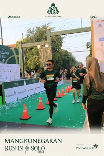 Race photo from Mangkunegaran Run 2024
