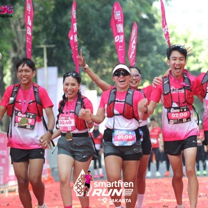 Race photo from SMARTFREN RUN 2026