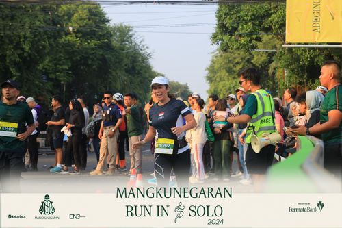 Race photo from Mangkunegaran Run 2024