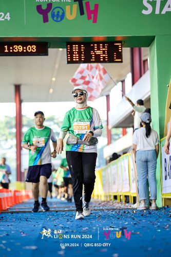 Race photo from BAF LIONS RUN 2024