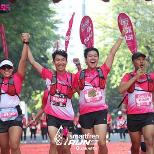 Race photo from SMARTFREN RUN 2026