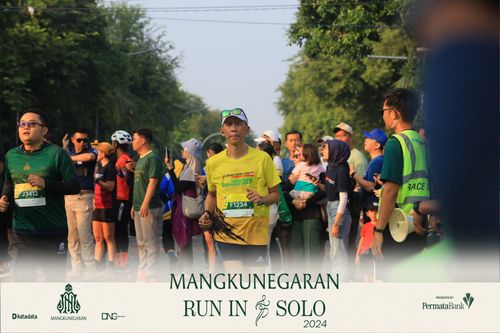 Race photo from Mangkunegaran Run 2024