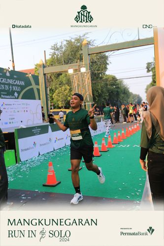 Race photo from Mangkunegaran Run 2024