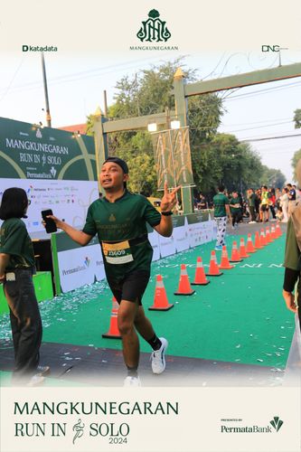 Race photo from Mangkunegaran Run 2024