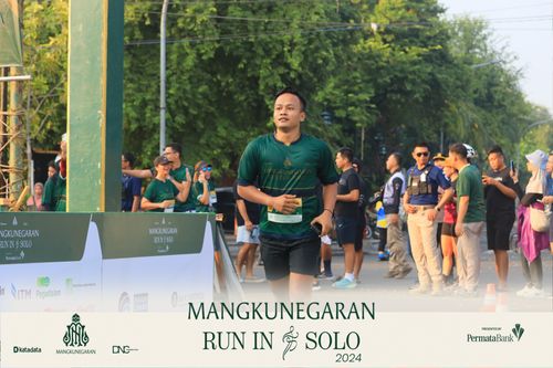 Race photo from Mangkunegaran Run 2024