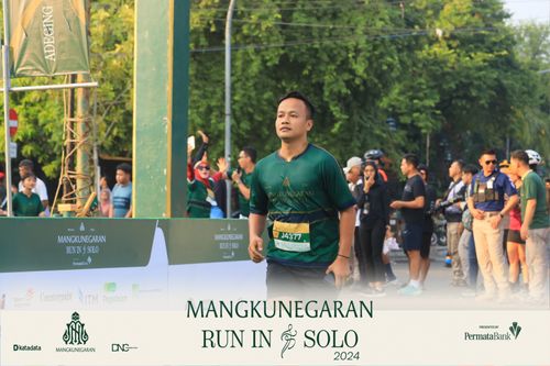Race photo from Mangkunegaran Run 2024
