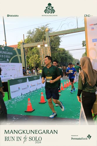 Race photo from Mangkunegaran Run 2024