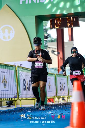 Race photo from BAF LIONS RUN 2024