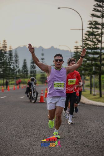 Race photo from CISANGKAN KBP CITY RUN 2025