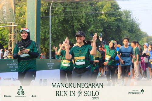 Race photo from Mangkunegaran Run 2024