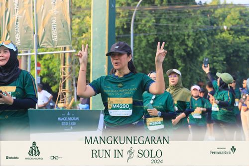 Race photo from Mangkunegaran Run 2024