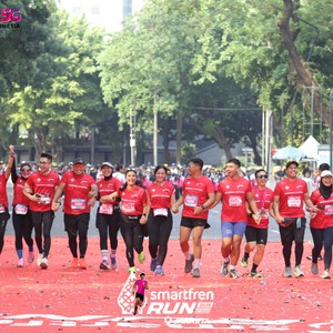 Race photo from SMARTFREN RUN 2026
