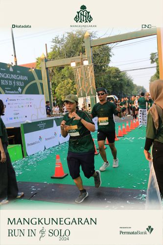 Race photo from Mangkunegaran Run 2024