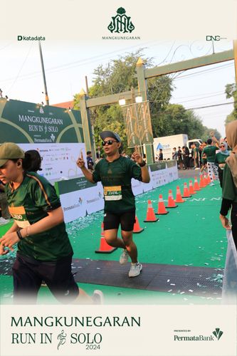 Race photo from Mangkunegaran Run 2024