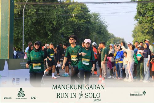 Race photo from Mangkunegaran Run 2024
