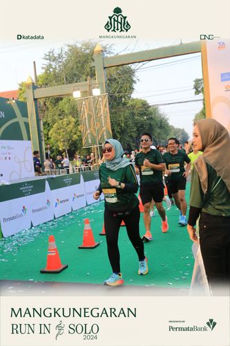Race photo from Mangkunegaran Run 2024