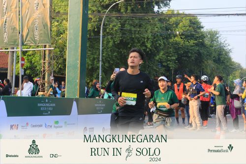 Race photo from Mangkunegaran Run 2024