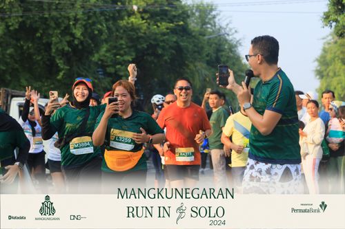 Race photo from Mangkunegaran Run 2024