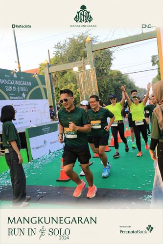 Race photo from Mangkunegaran Run 2024