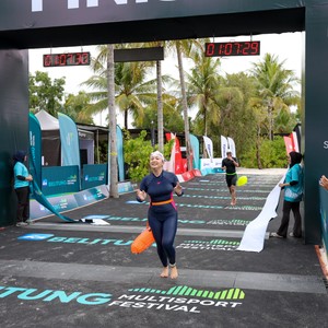 Race photo from Belitung Multisport Festival