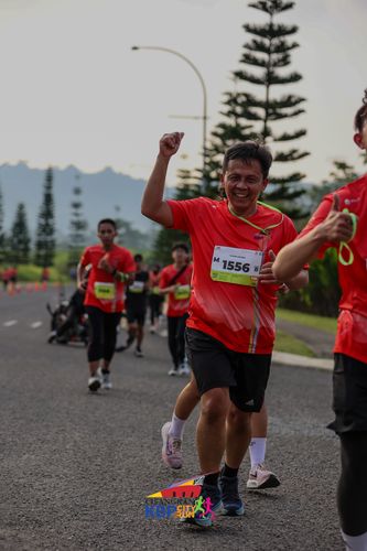 Race photo from CISANGKAN KBP CITY RUN 2025
