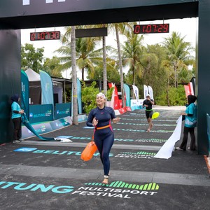 Race photo from Belitung Multisport Festival