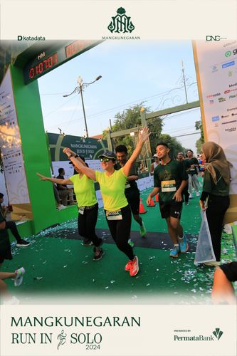Race photo from Mangkunegaran Run 2024