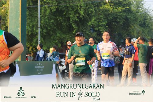 Race photo from Mangkunegaran Run 2024