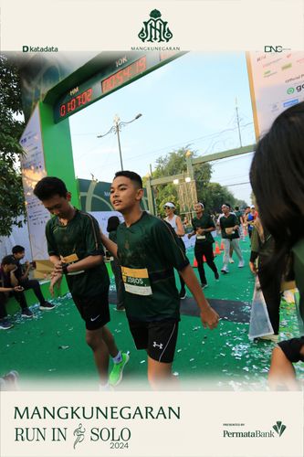 Race photo from Mangkunegaran Run 2024