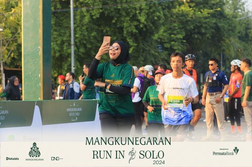 Race photo from Mangkunegaran Run 2024