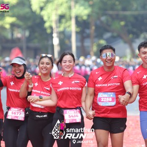 Race photo from SMARTFREN RUN 2026