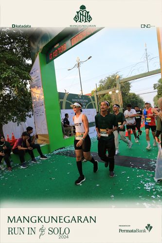 Race photo from Mangkunegaran Run 2024